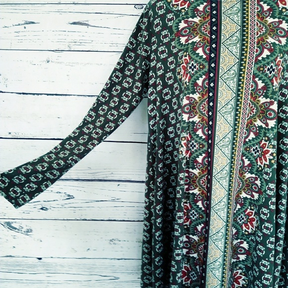 Keyhole Tunic Lotus Boho Mini Derek Heart - Picture 3 of 8